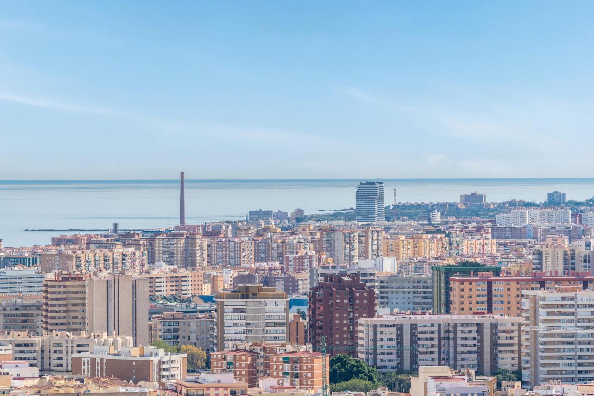 شقة Malaga Tower View المظهر الخارجي الصورة