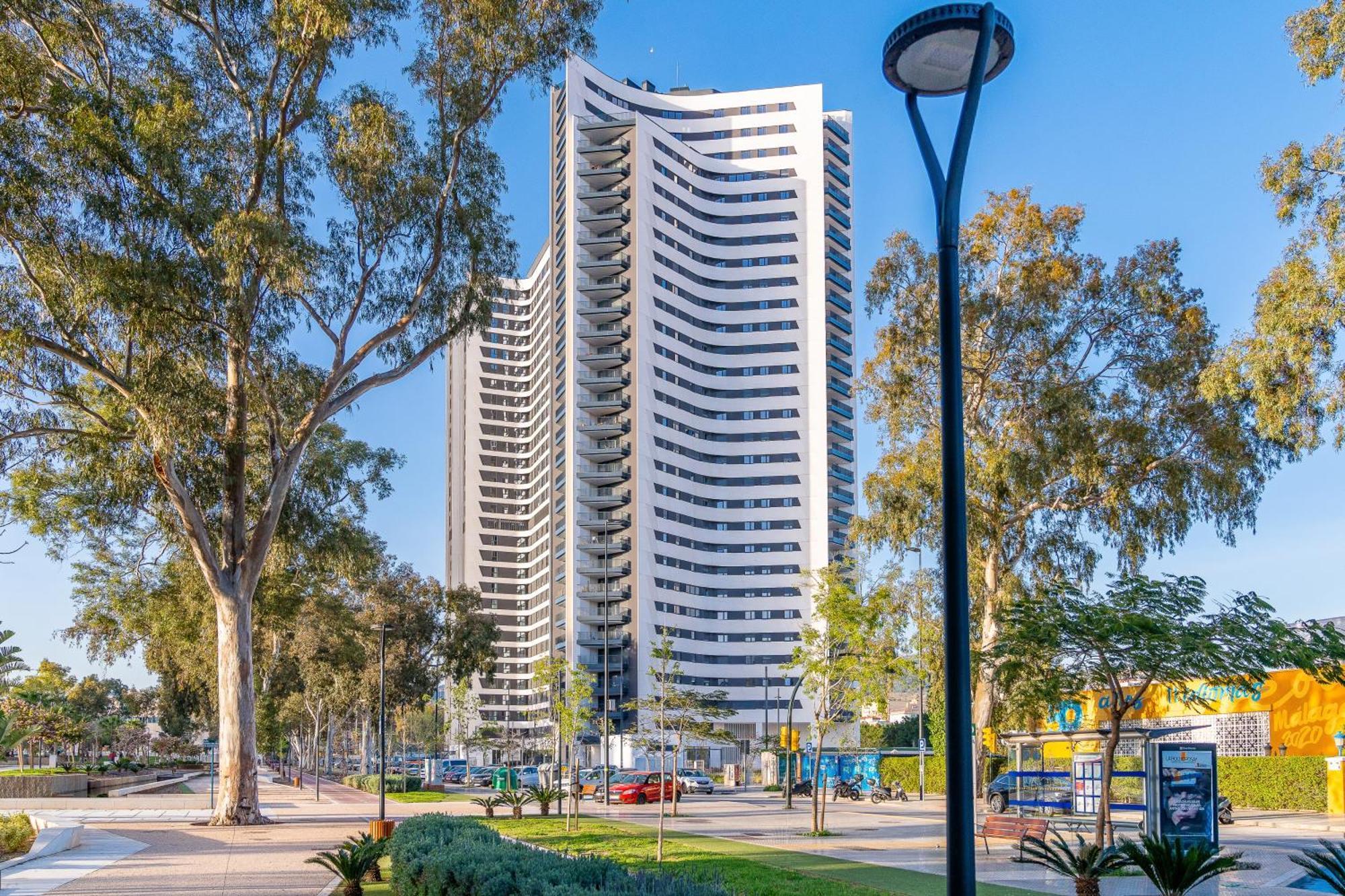 شقة Malaga Tower View المظهر الخارجي الصورة